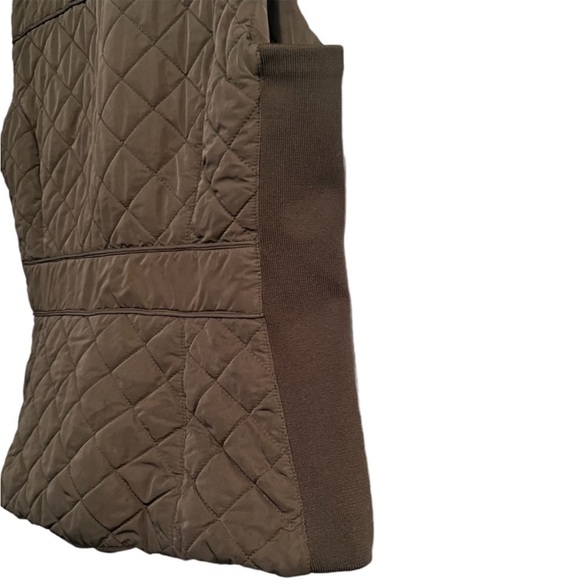 NY & Co. Army Green Zip Up Vest Size XS - Picture 6 of 12